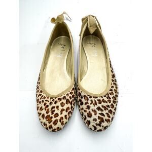 FSNY animal print ballet flat size 7